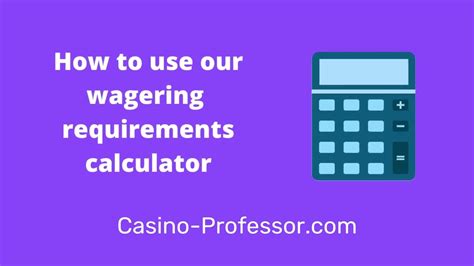 wagering calculator.